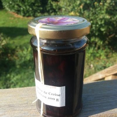 Confiture de cerise au Safran