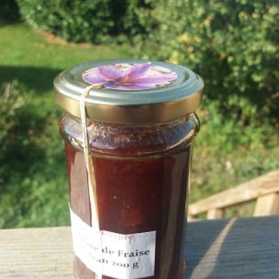 Confiture de fraise au Safran