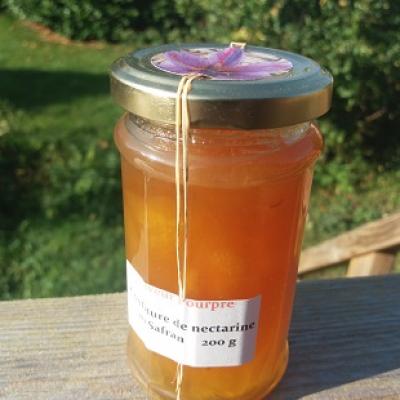 Confiture de nectarine au Safran