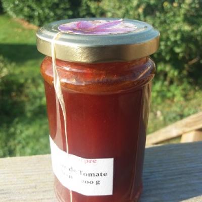 Confiture de tomate au Safran